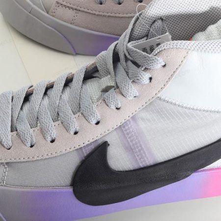 Billige Sko Nike Blazer Mid ‘Grå Ren Sort’ AA3832-002