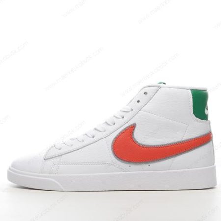 Billige Sko Nike Blazer Mid ‘Hvid Rød Grøn’ CJ6101-100