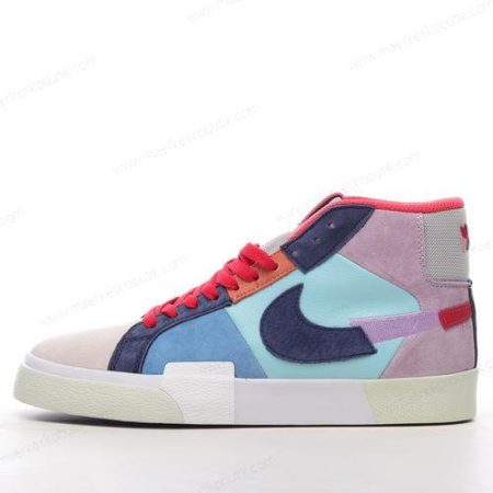 Billige Sko Nike Blazer Mid ‘Lilla Blå Hvid’ DA8854-500