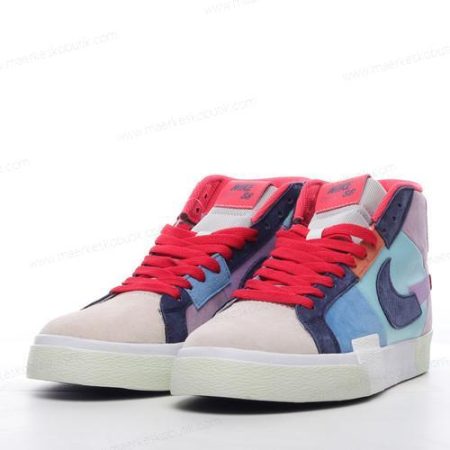 Billige Sko Nike Blazer Mid ‘Lilla Blå Hvid’ DA8854-500