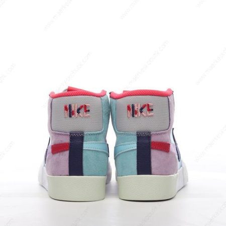 Billige Sko Nike Blazer Mid ‘Lilla Blå Hvid’ DA8854-500