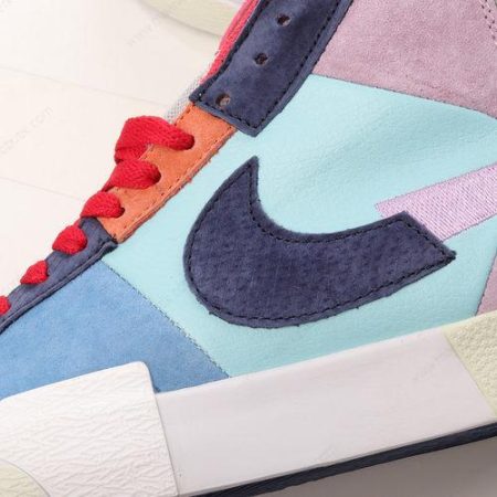 Billige Sko Nike Blazer Mid ‘Lilla Blå Hvid’ DA8854-500