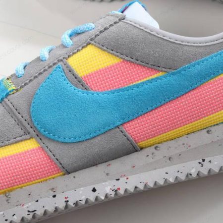 Billige Sko Nike Cortez ‘Grå Blå Pink Gul’ DR1413-002