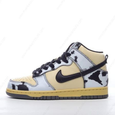 Billige Sko Nike Dunk High 1985 ‘Sort Gul’ DD9404-700