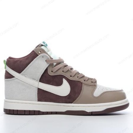 Billige Sko Nike Dunk High ‘Brun Hvid’ DH5348-100