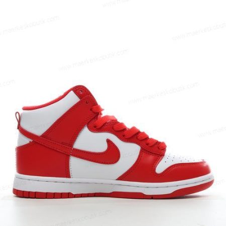 Billige Sko Nike Dunk High ‘Hvid Rød’ DD1399-106