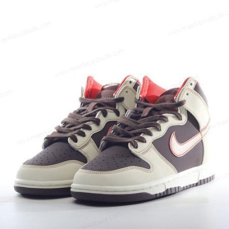 Billige Sko Nike Dunk High SE ‘Brun Hvid’ FB8892-200