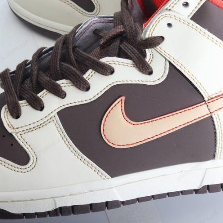 Billige Sko Nike Dunk High SE ‘Brun Hvid’ FB8892-200