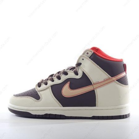 Billige Sko Nike Dunk High SE ‘Brun Hvid’ FB8892-200