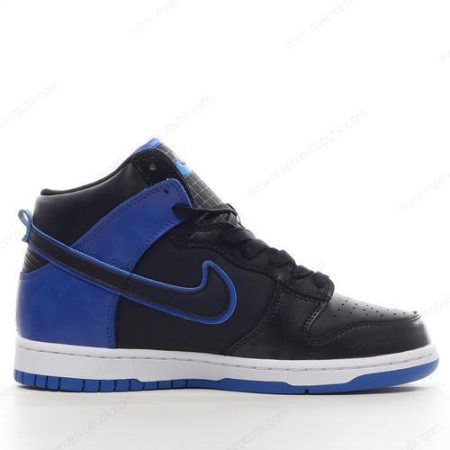 Billige Sko Nike Dunk High SE ‘Sort Hvid Blå’ DD3359-001