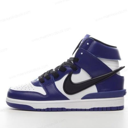 Billige Sko Nike Dunk High ‘Sort Hvid Blå’ CU7544-400