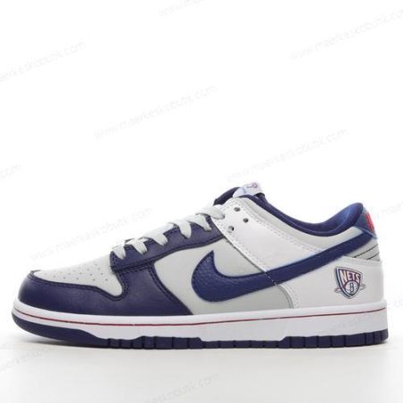 Billige Sko Nike Dunk Low EMB ‘Grå Blå Hvid’ DO6288-001