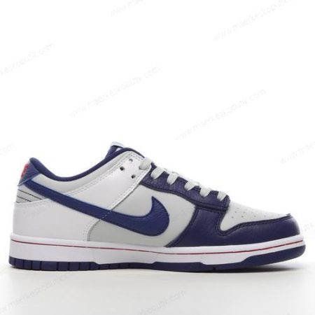 Billige Sko Nike Dunk Low EMB ‘Grå Blå Hvid’ DO6288-001