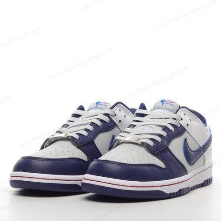 Billige Sko Nike Dunk Low EMB ‘Grå Blå Hvid’ DO6288-001