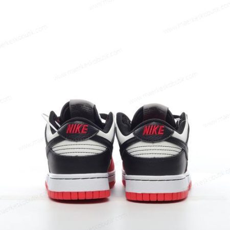 Billige Sko Nike Dunk Low EMB ‘Sort Rød Hvid’ DO6288-100