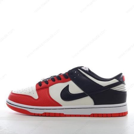 Billige Sko Nike Dunk Low EMB ‘Sort Rød Hvid’ DO6288-100