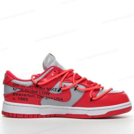 Billige Sko Nike Dunk Low ‘Grå Rød’ CT0856-600