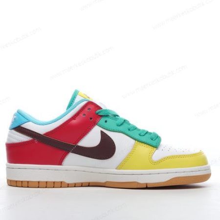 Billige Sko Nike Dunk Low ‘Hvid Grøn Gul Rød’ DH0952-100