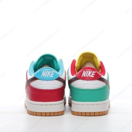 Billige Sko Nike Dunk Low ‘Hvid Grøn Gul Rød’ DH0952-100