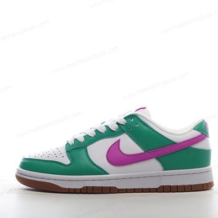 Billige Sko Nike Dunk Low ‘Hvid Grøn Lilla’ FD9922-151