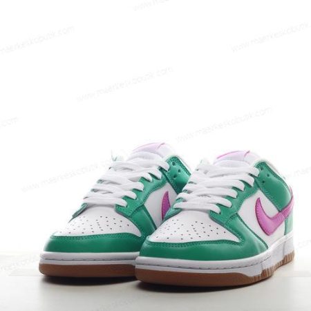 Billige Sko Nike Dunk Low ‘Hvid Grøn Lilla’ FD9922-151