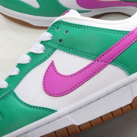 Billige Sko Nike Dunk Low ‘Hvid Grøn Lilla’ FD9922-151