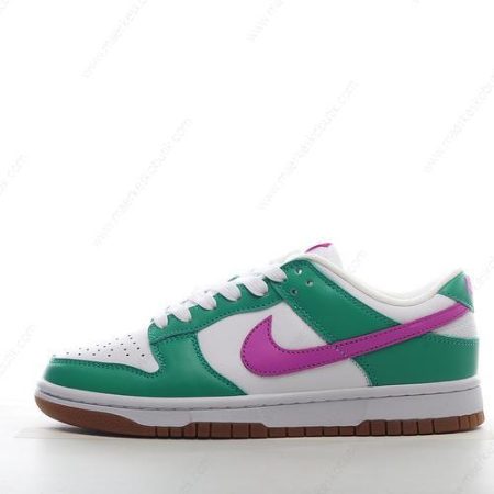 Billige Sko Nike Dunk Low ‘Hvid Grøn Lilla’ FD9922-151