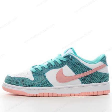 Billige Sko Nike Dunk Low ‘Hvid Grøn Pink’ DR8577-300