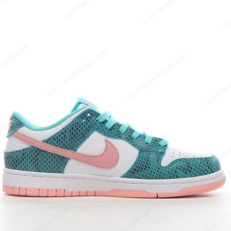 Billige Sko Nike Dunk Low ‘Hvid Grøn Pink’ DR8577-300