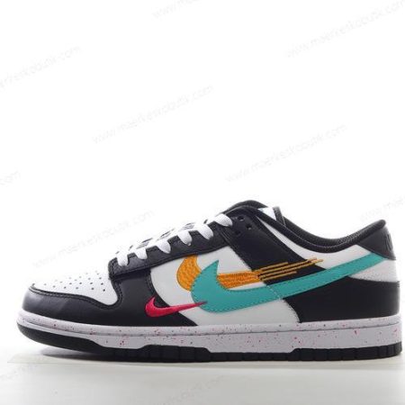 Billige Sko Nike Dunk Low ‘Hvid Grøn Sort Gylden Rød’ FD4623-131