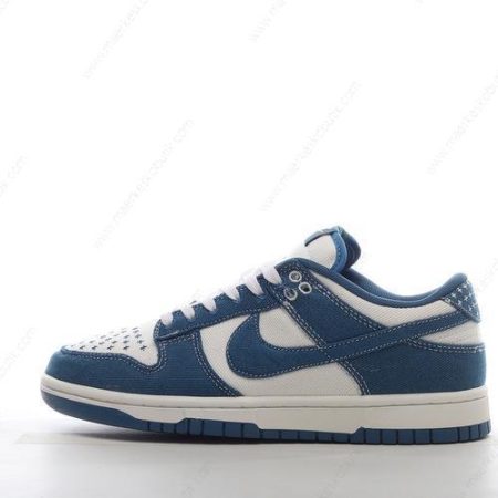 Billige Sko Nike Dunk Low ‘Hvid Mørkeblå’ DV0834-101