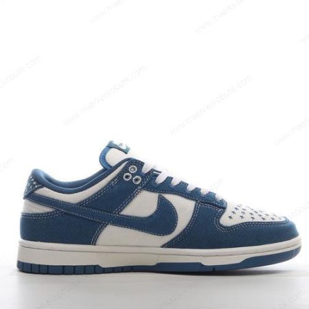 Billige Sko Nike Dunk Low ‘Hvid Mørkeblå’ DV0834-101