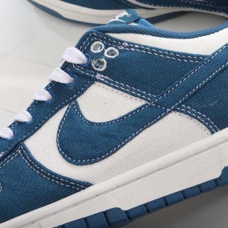 Billige Sko Nike Dunk Low ‘Hvid Mørkeblå’ DV0834-101