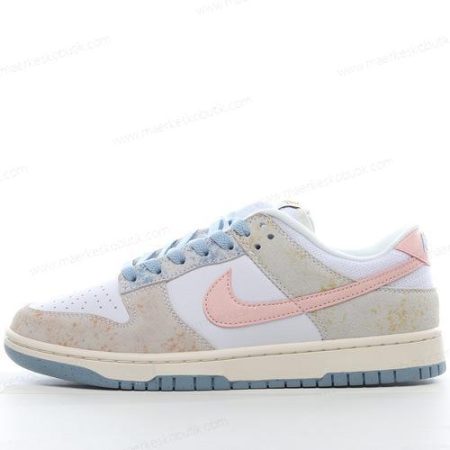 Billige Sko Nike Dunk Low ‘Hvid Pink Blå’ DV6486-100