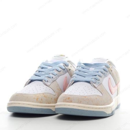 Billige Sko Nike Dunk Low ‘Hvid Pink Blå’ DV6486-100