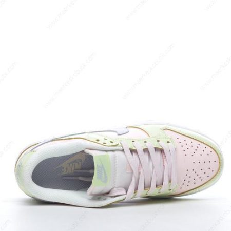 Billige Sko Nike Dunk Low ‘Hvid Pink Grøn’ DD1503-600