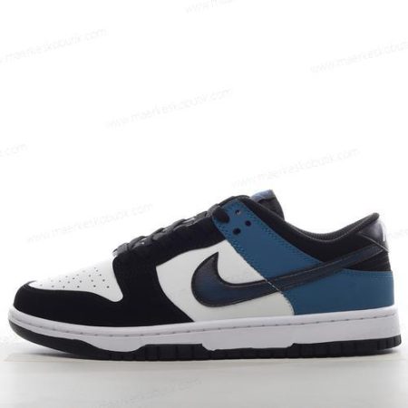 Billige Sko Nike Dunk Low ‘Hvid Sort Blå’ DH9765-104