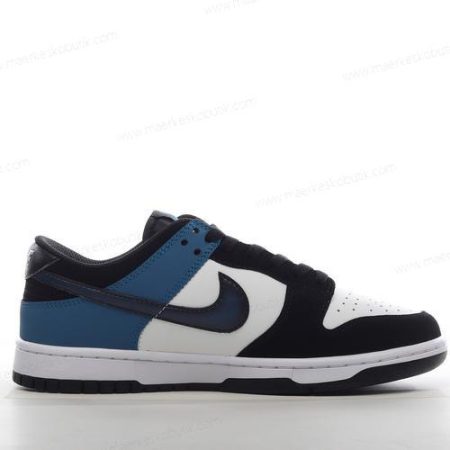 Billige Sko Nike Dunk Low ‘Hvid Sort Blå’ DH9765-104