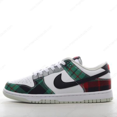 Billige Sko Nike Dunk Low ‘Hvid Sort Grå Grøn’ DV0827-100