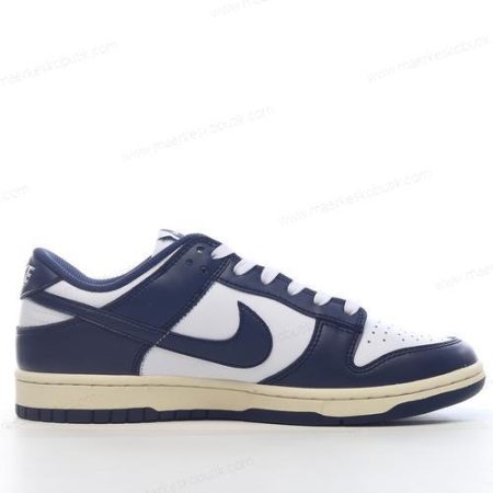 Billige Sko Nike Dunk Low PRM ‘Hvid Navy’ FN7197-100