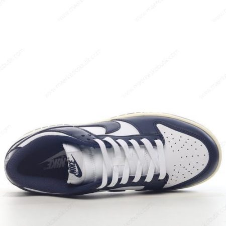 Billige Sko Nike Dunk Low PRM ‘Hvid Navy’ FN7197-100