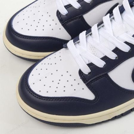 Billige Sko Nike Dunk Low PRM ‘Hvid Navy’ FN7197-100