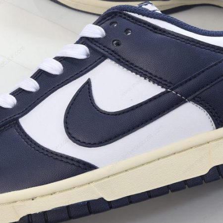 Billige Sko Nike Dunk Low PRM ‘Hvid Navy’ FN7197-100