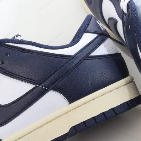 Billige Sko Nike Dunk Low PRM ‘Hvid Navy’ FN7197-100