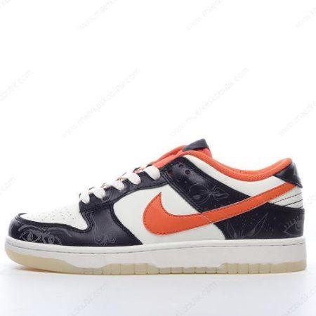 Billige Sko Nike Dunk Low PRM ‘Sort Orange Hvid’ DD3357-100