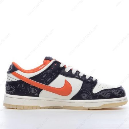 Billige Sko Nike Dunk Low PRM ‘Sort Orange Hvid’ DO3806-100