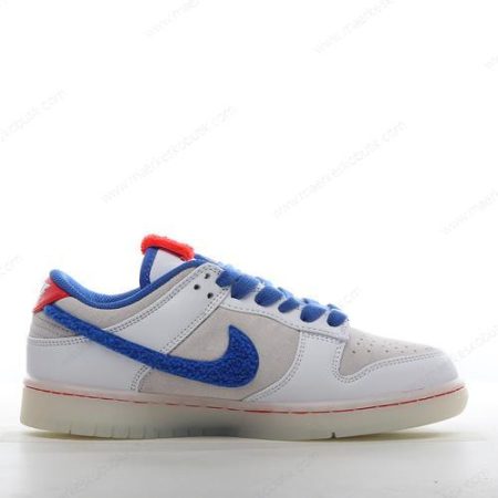 Billige Sko Nike Dunk Low Retro PRM ‘Hvid Rød Blå’ FD4203-161