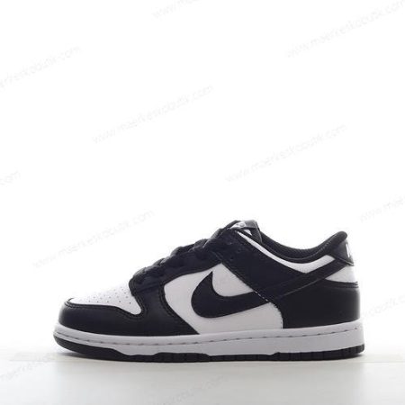 Billige Sko Nike Dunk Low SB GS Kids ‘Sort Hvid’