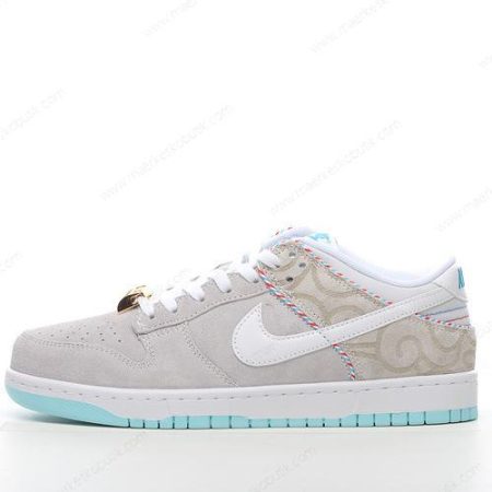 Billige Sko Nike Dunk Low SE ‘Grå Hvid Grøn’ DH7614-500