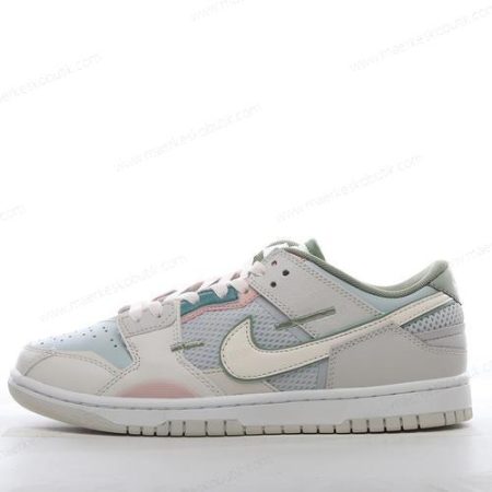 Billige Sko Nike Dunk Low Scrap ‘Grøn Grå Hvid’ DM0802-001